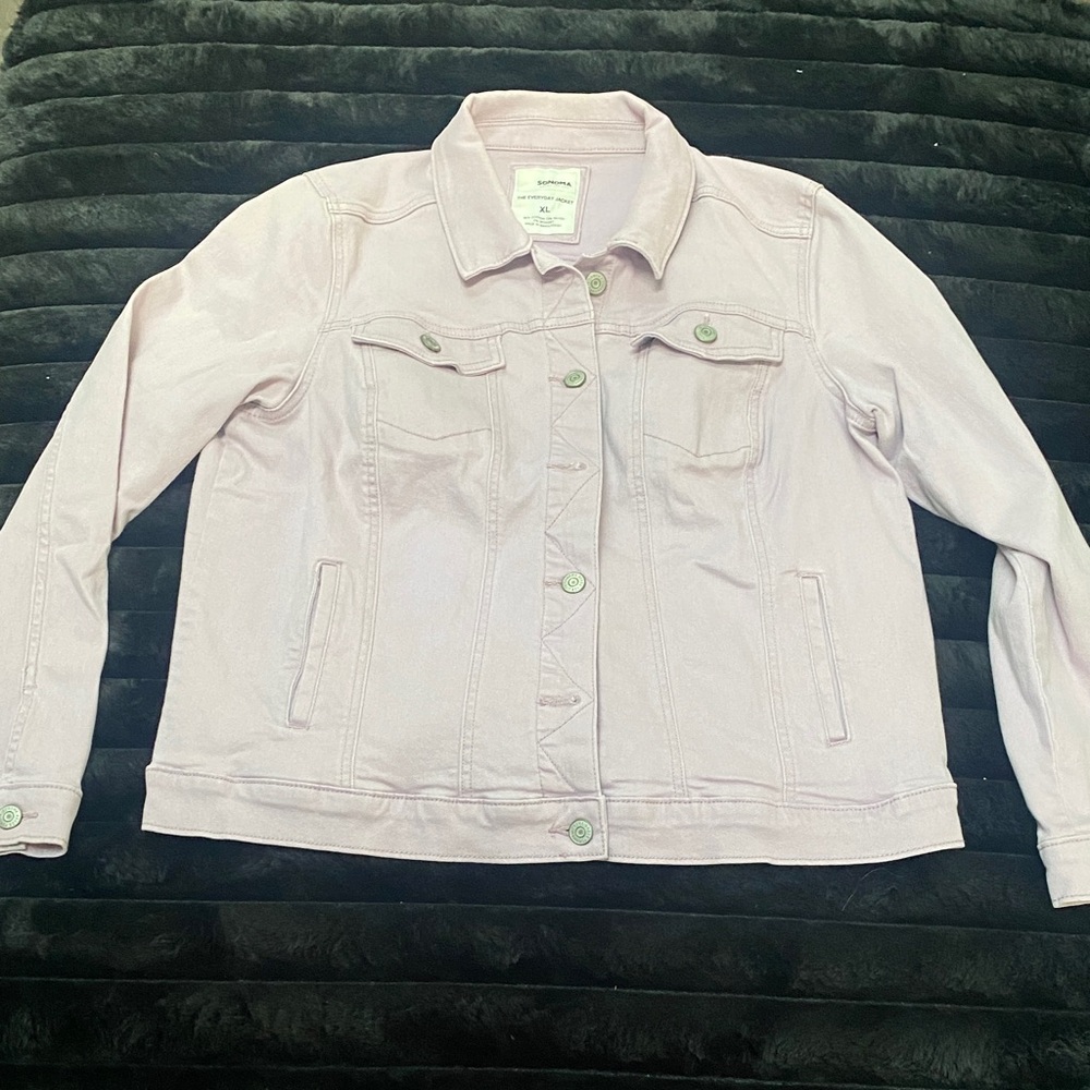 Sonoma Soft Lilac Jean Jacket